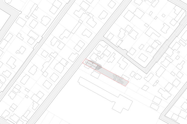 Plan masse-surelevation-maison-Sartrouville