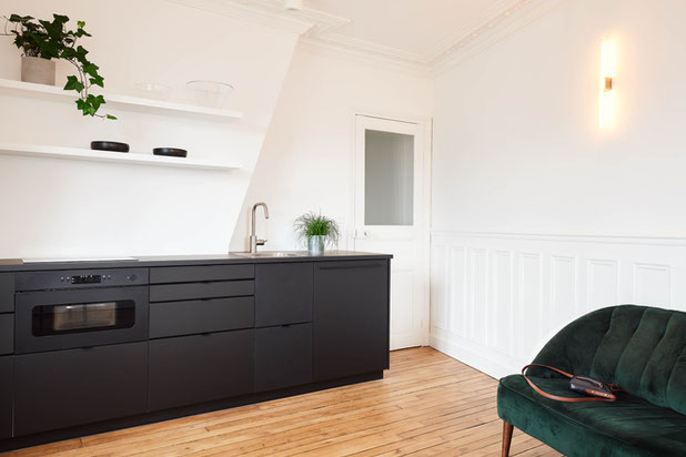 Pièce à vivre-renovation-logement-Paris