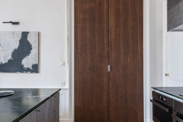 La cuisine martelée-renovation-appartement-Nantes