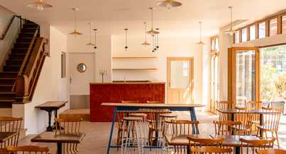 Photo d'un projet de Réhabilitation Café ou restaurant à Paris