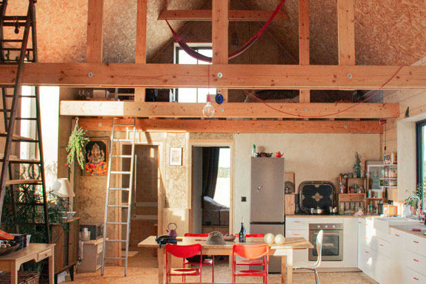Maison bois paille-construction-maison-Chissay-en-Touraine