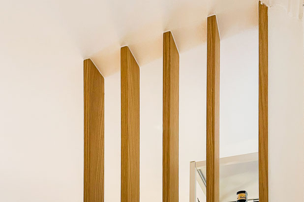 Claustra en chêne-renovation-appartement-Paris