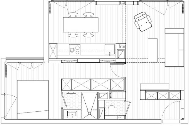 Plan après-renovation-appartement-Saint-Ouen-sur-Seine
