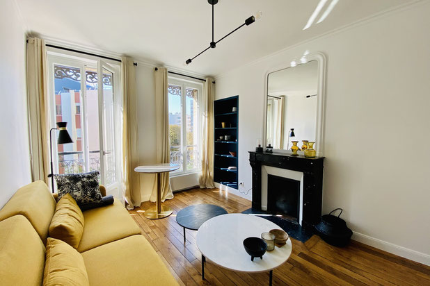 Perspective salon-renovation-appartement-Paris