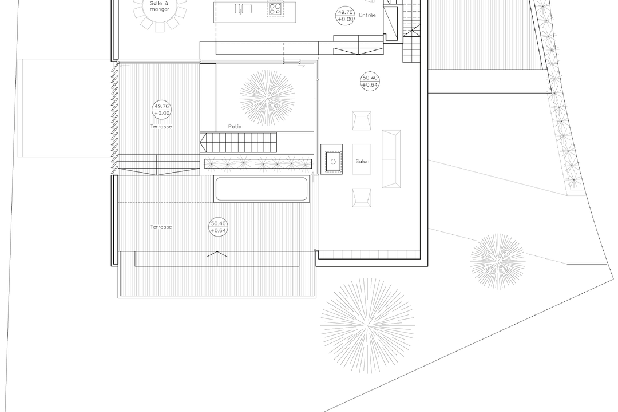plan étage principal-construction-maison-Saint-Jean-de-Luz