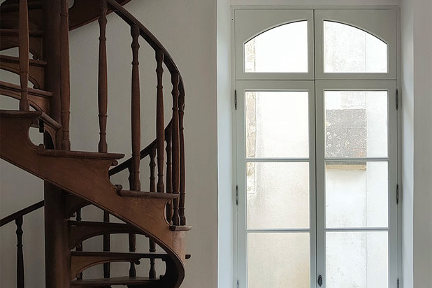 Conservation des modénature et boiserie existantes-rehabilitation-logement-Rennes