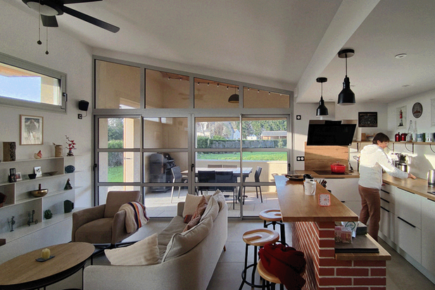 Séjour avec une lumière d'hiver-construction-maison-Erquy