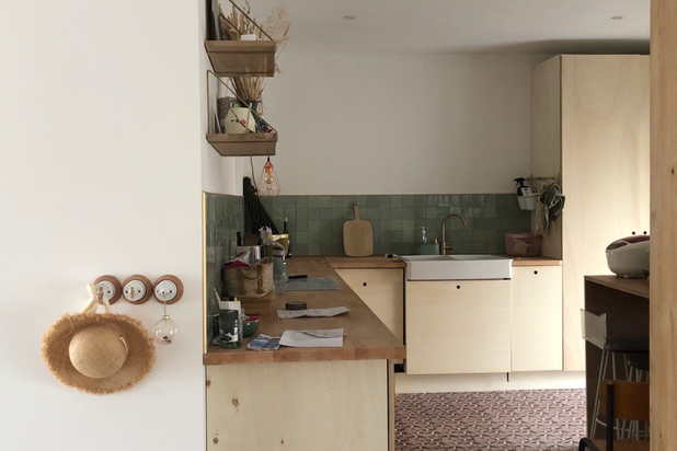 Espace cuisine-surelevation-maison-Nantes