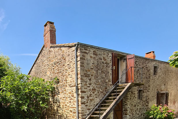 Existant - future entrée de la construction-rehabilitation-maison-Nantes