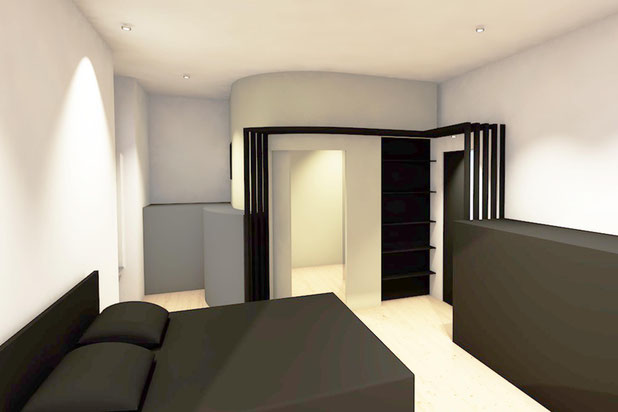 la projection image maquette 3D-renovation-maison-Clermont-Ferrand