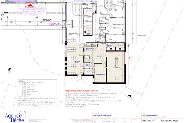 Esquisse de l'extension-renovation-equipement-Cognac
