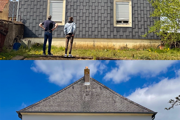 Façade avant / après-renovation-maison-Évrange