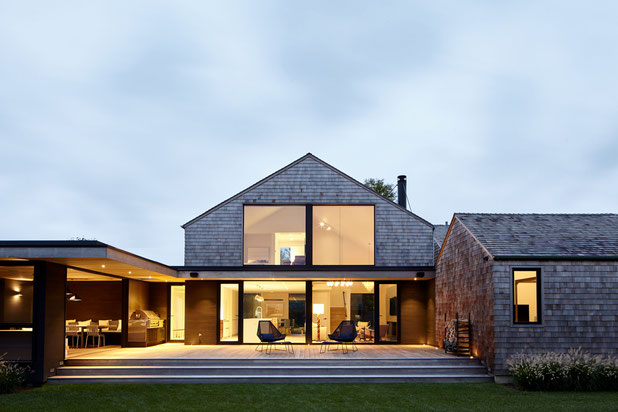 Façade jardin-agrandissement_extension-maison-Bridgehampton