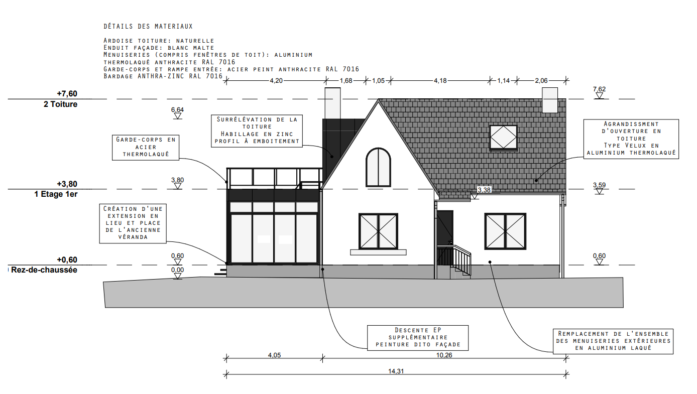 Une extension avec toit-terrasse – surélévation de maison Côtes-d'Armor Une extension avec toit-terrasse – surélévation de maison Côtes-d'Armor
