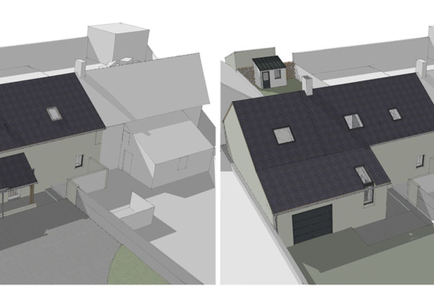 Perspective Nord-agrandissement_extension-logement-L'Hermitage