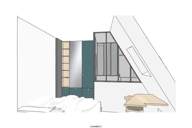 Chambre 2-renovation-appartement-Paris