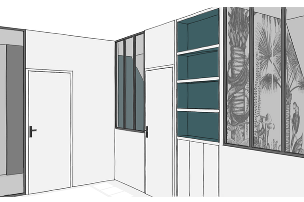 Couloir-renovation-appartement-Paris