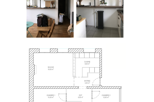 Etat existant-amenagement-appartement-Nantes