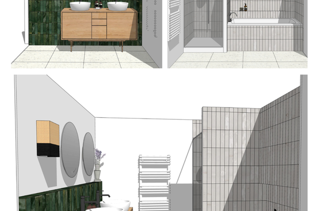 La salle de bain-renovation-appartement-Nantes