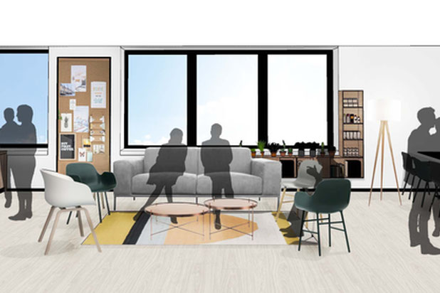 Coffee work-amenagement-bureaux-Levallois-Perret