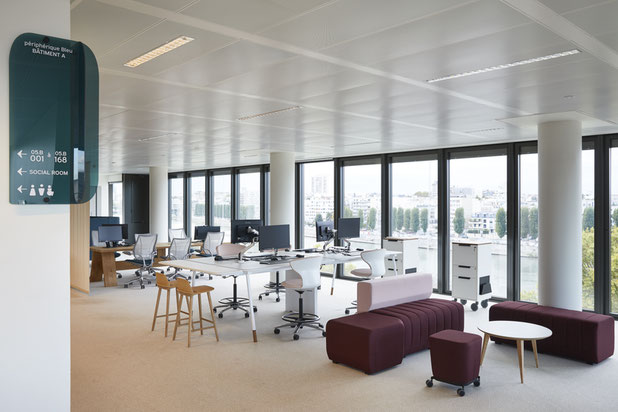 Flex office-amenagement-bureaux-Levallois-Perret