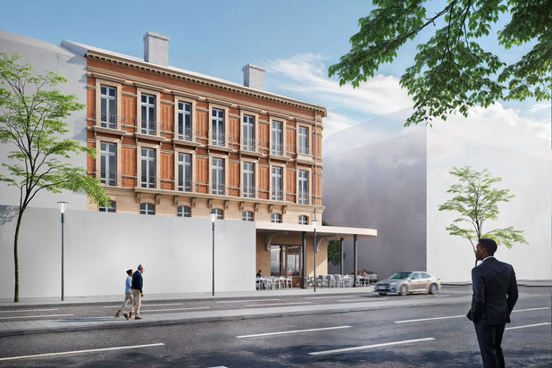 Perspective 2-renovation-cafe_restaurant-Toulouse