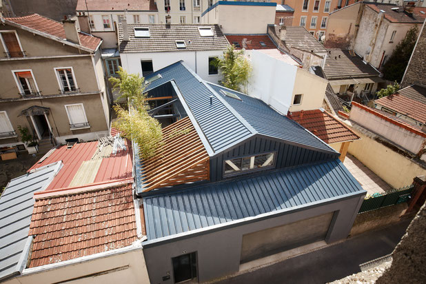 Bird view-agrandissement_extension-maison-Saint-Ouen-sur-Seine