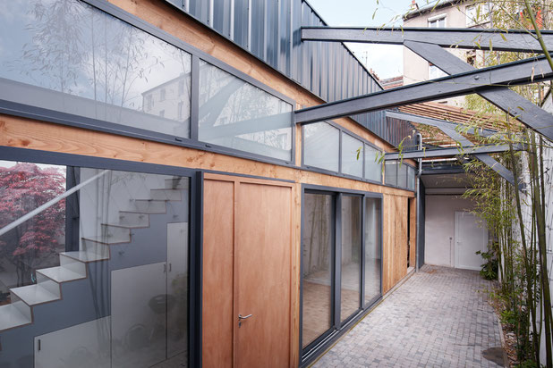 Patio entrée-agrandissement_extension-maison-Saint-Ouen-sur-Seine
