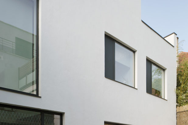 Vue depuis jardin-surelevation-maison-Boulogne-Billancourt