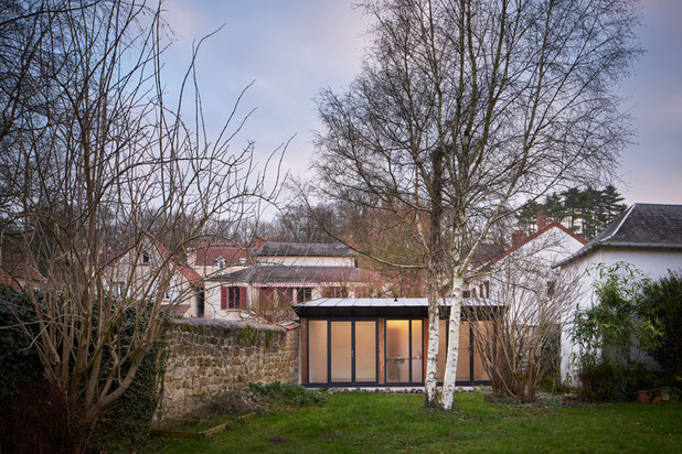 Vue Jardin-construction-atelier_loft-Auvers-sur-Oise