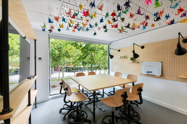 Salle de reunion collaborative-amenagement-bureaux-Barcelone