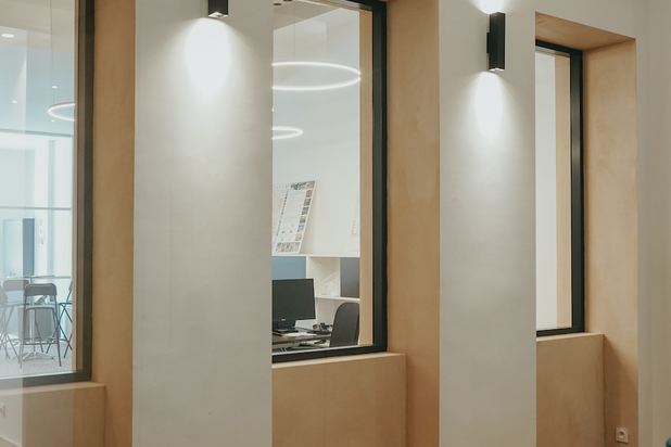 Fenêtre sur salle de réunion-renovation-appartement-Bordeaux
