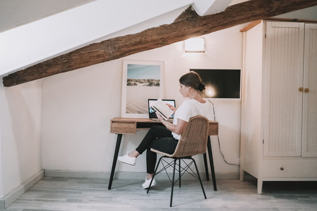Chambre sous toit-renovation-hotel-Biarritz