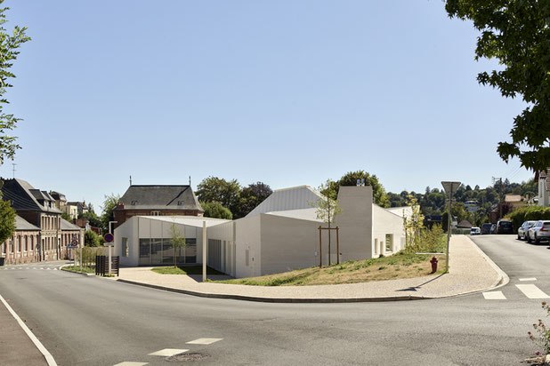 Vue de la restauration depuis le Nord-construction-equipement-Mont-Saint-Aignan