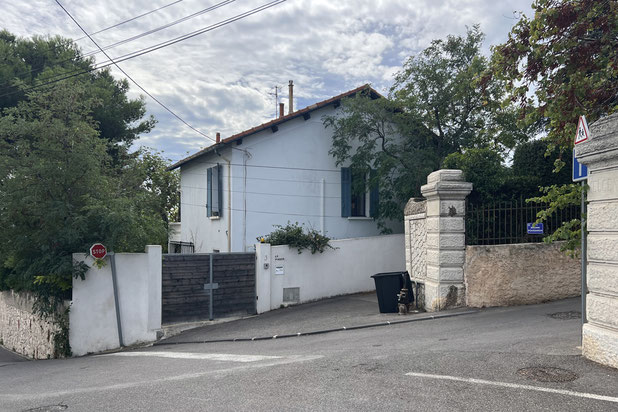 Vue depuis la rue au Nord - Etat existant-surelevation-logement-Marseille