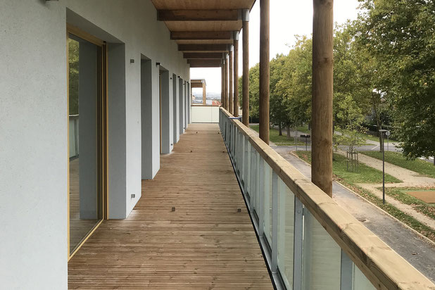 Balcons filants R+2-construction-logement-Colombelles