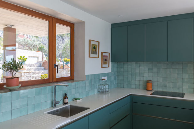 Vue de la cuisine-agrandissement_extension-maison-Saint-Cyr-sur-Mer