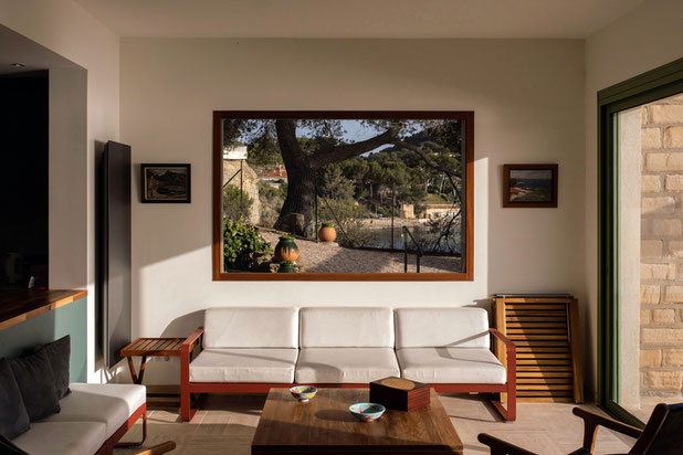 Vue du séjour-agrandissement_extension-maison-Saint-Cyr-sur-Mer