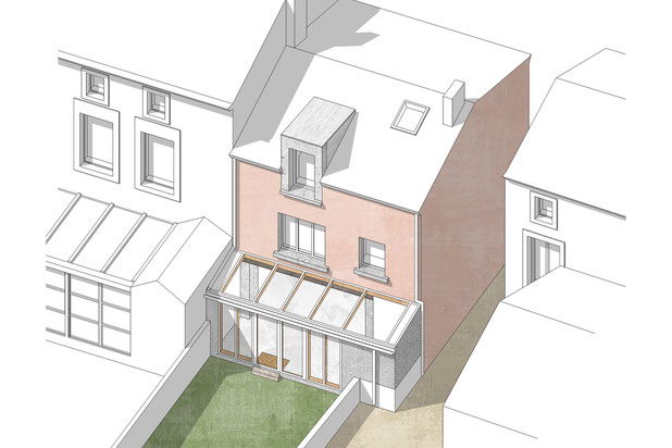 Axonométrie-agrandissement_extension-logement-Rezé