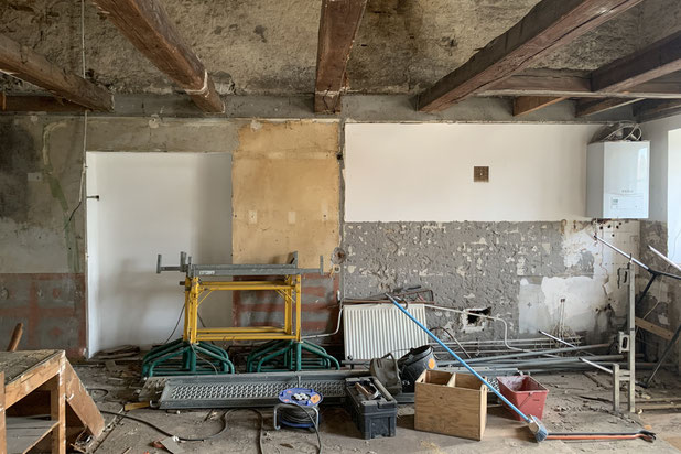 Démolition du solivage existant-agrandissement_extension-logement-Rezé