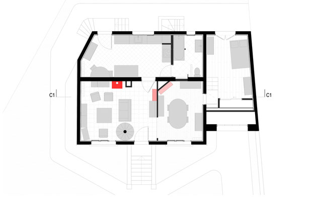 Plan existant-rehabilitation-logement-Vaires-sur-Marne