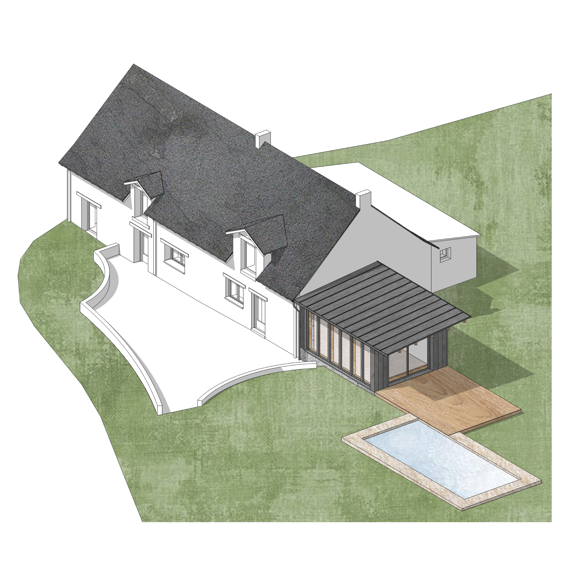 MVA / Maison Val – extension de maison Loire-Atlantique