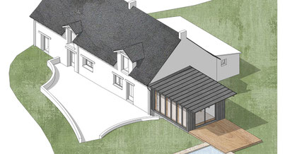 Photo d'un projet de Agrandissement Extension Maison à Orvault