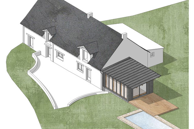 Axonométrie-agrandissement_extension-maison-Orvault