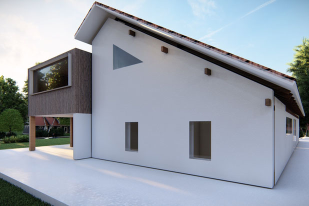 maison en bois a besalu-construction-maison-Besalú