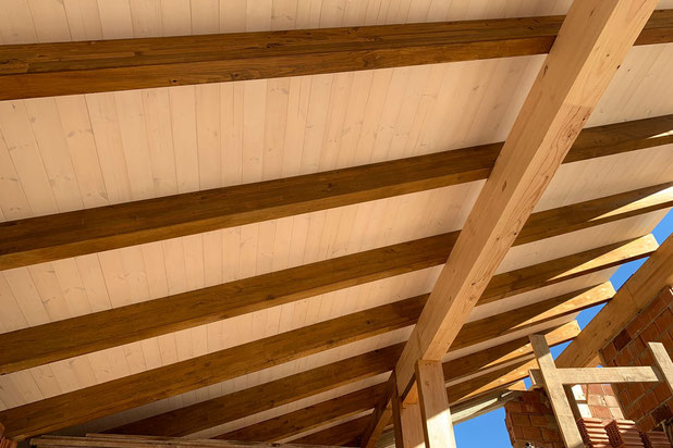 maison en bois a besalu-construction-maison-Besalú