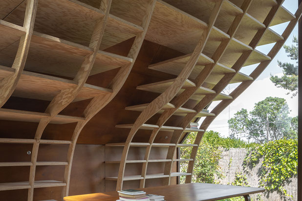 cabane de luxe en bois-construction-bureaux-Madrid