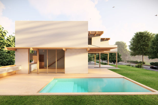 maison blanche de plage-construction-maison-Chilches
