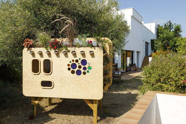 cabane design pour enfants-construction-equipement-Calafell