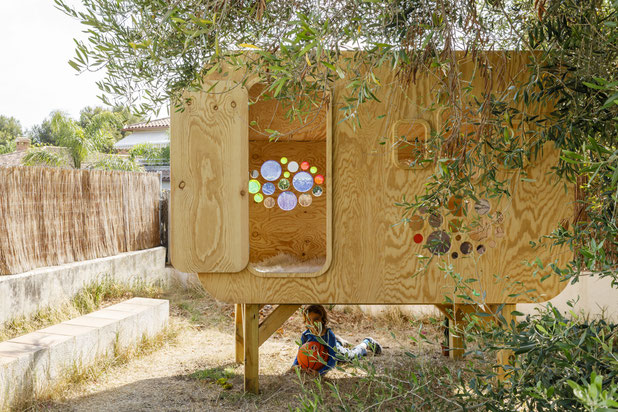 cabane design pour enfants-construction-equipement-Calafell